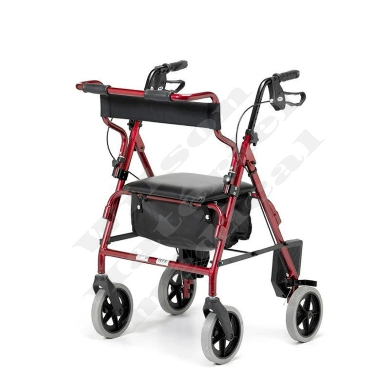 Déambulateur 4 roues fauteuil de transfert 2 en 1