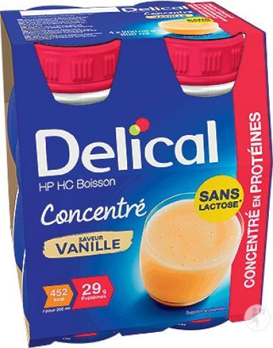 Boissons protéinée concentrée sans lactose Delical HP HC