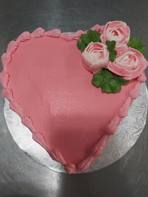 Heart Shaped Spong Cake