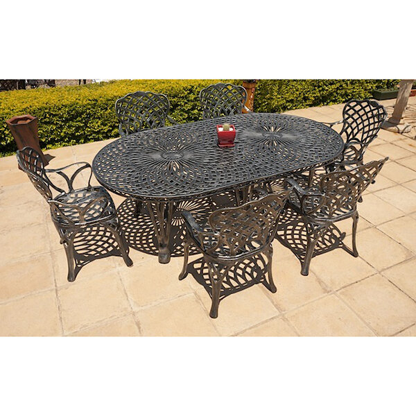 6 Seater King Diamond with 100cm x 185cm Oval King Diamond Table