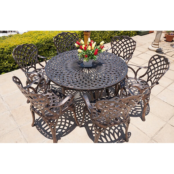 6 Seater King Diamond with 125cm Round Table
