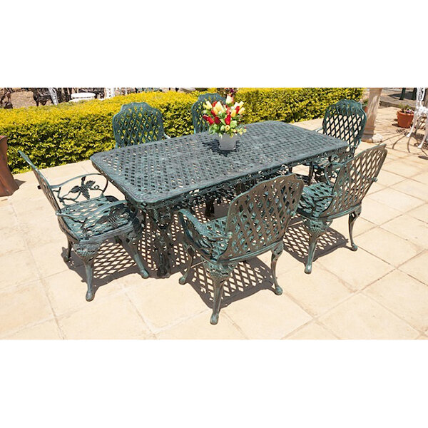 6 Seater King Grape with 100cm x 200cm Rectangular King Grape Table
