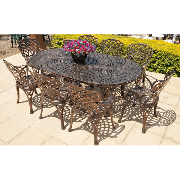 8 Seater Kind Diamond with 125cm x 225 cm Oval King Diamond Table