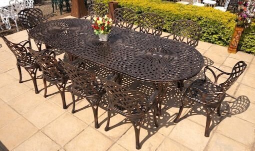 10 Seater King Diamond with 125cm x 325cm Oval King Diamond Table