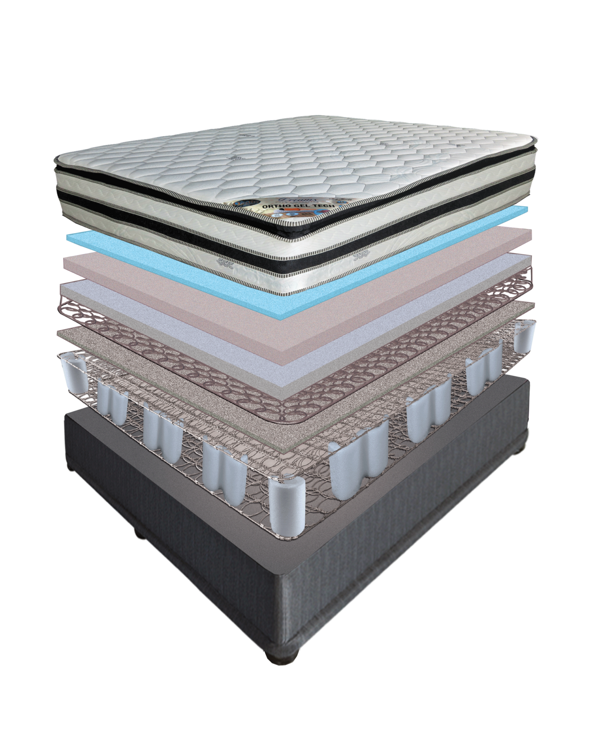 Ortho Tec Gel Mattress - Queen Size (152cm)