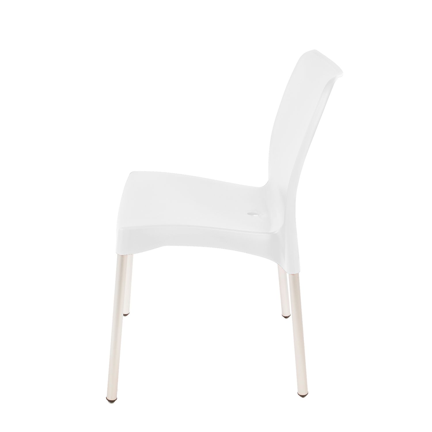 Heavy  Duty  Bistro Chair  - NO ARMRESTS - ICE WHITE  - Set of 2