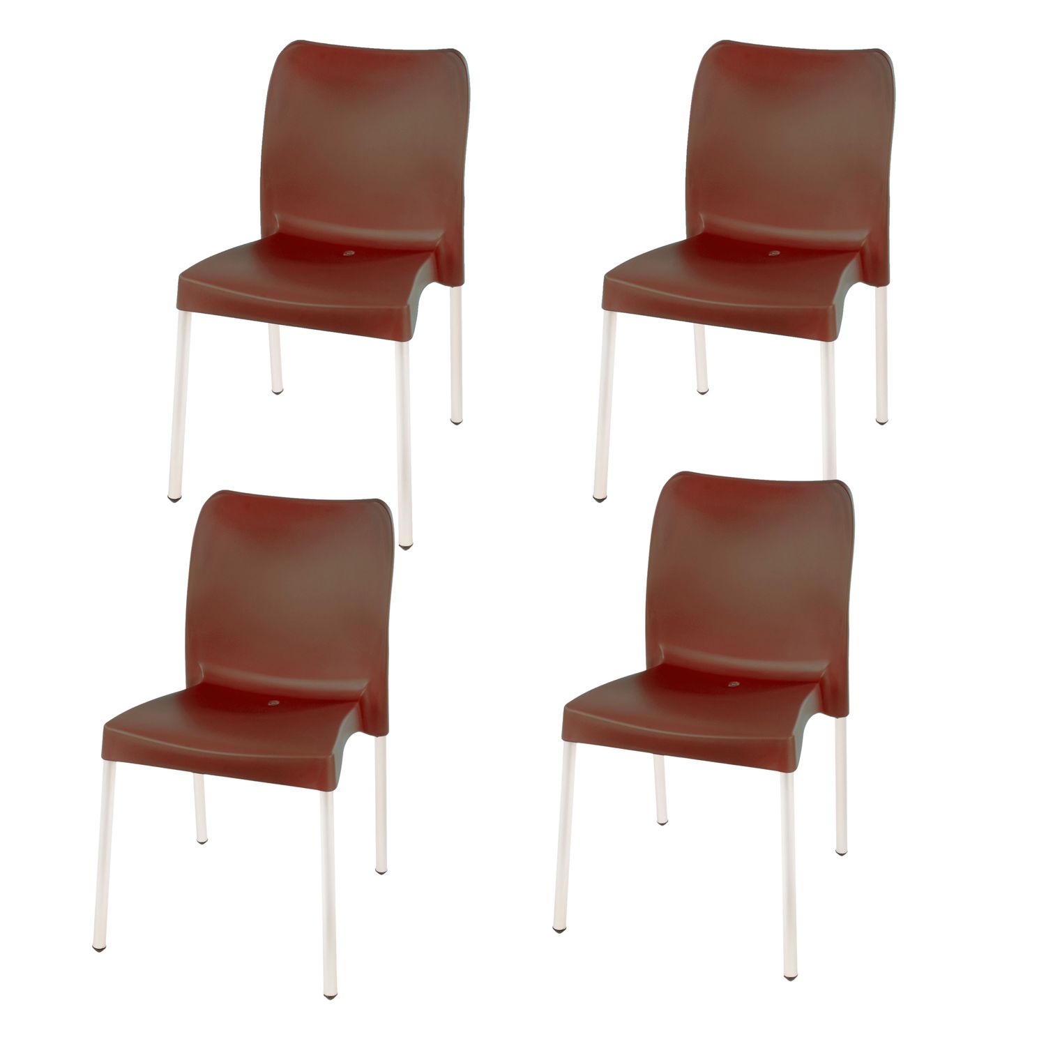 Florence Heavy  Duty  Bistro Chair  - NO ARMRESTS - COCO  - Set of 4