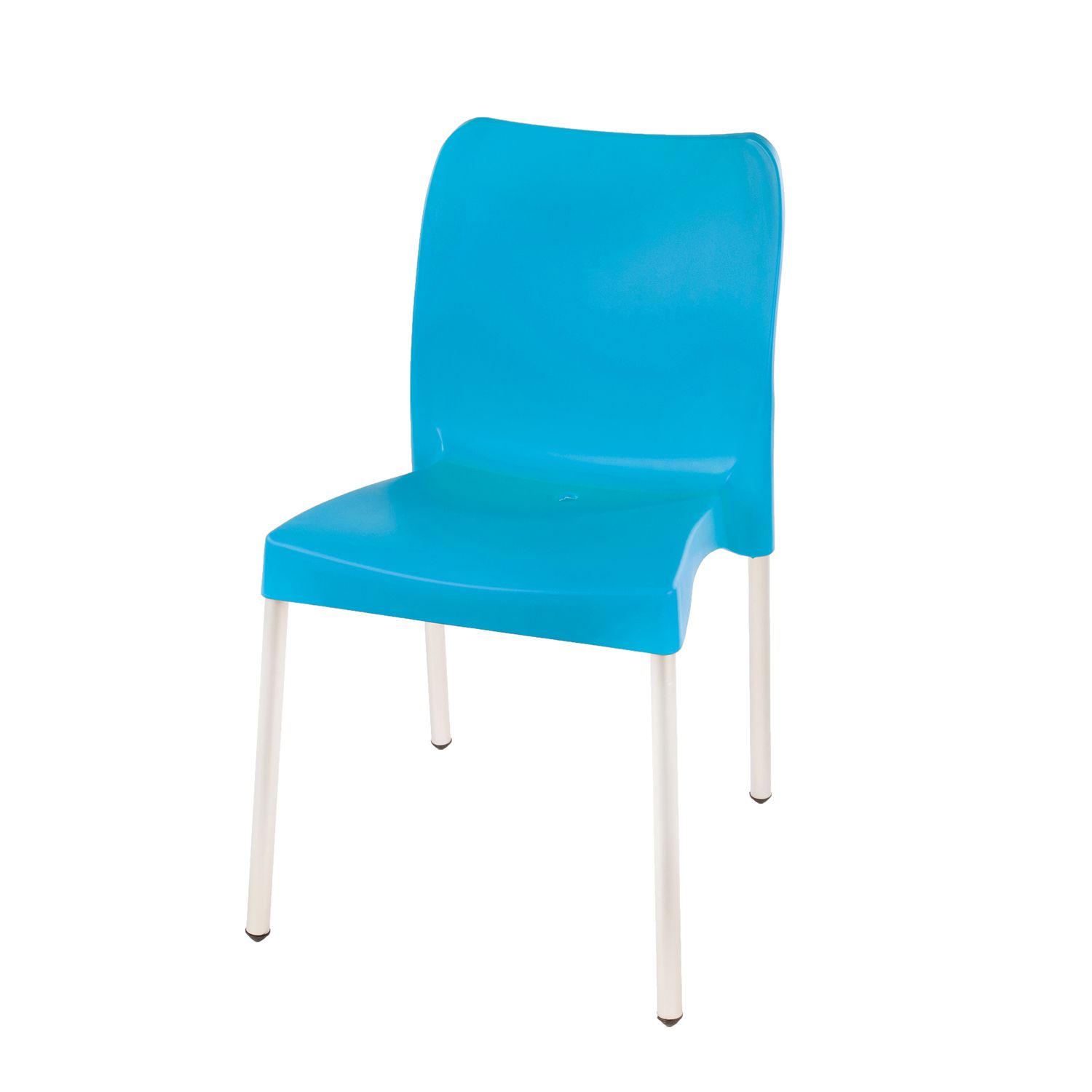 Heavy  Duty  Bistro Chair  - NO ARMRESTS - SKY BLUE  - Set of 2