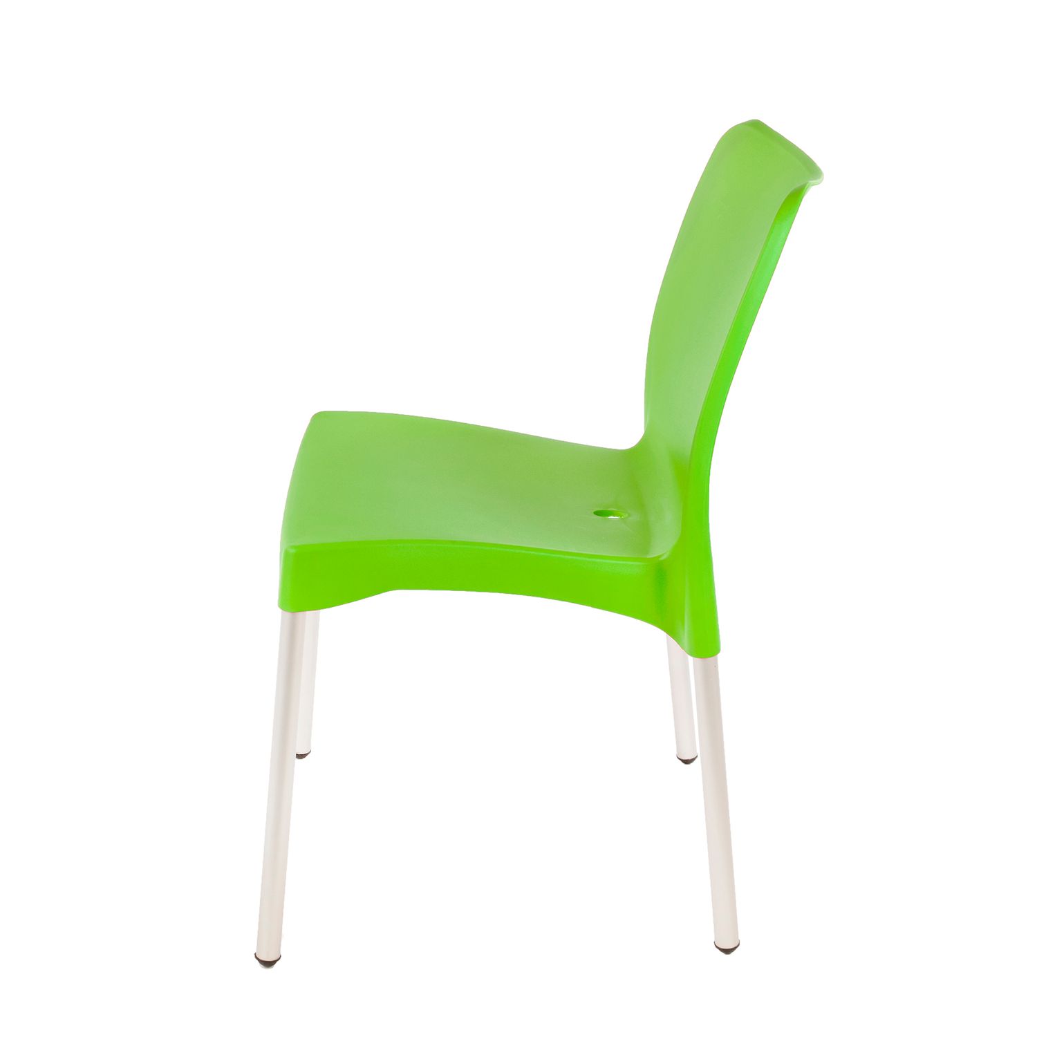 Heavy  Duty  Bistro Chair  - NO ARMRESTS - LIME GREEN  - Set of 6