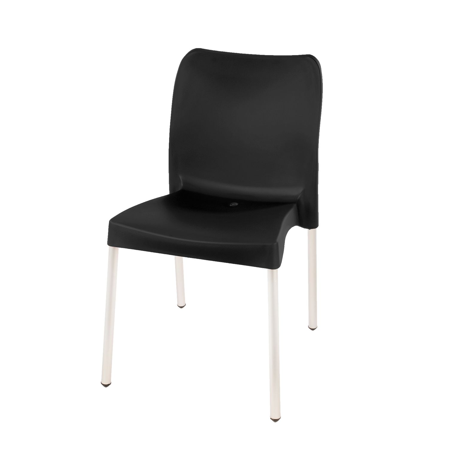 Heavy  Duty  Bistro Chair  - NO ARMRESTS - BLACK  - Set of 2