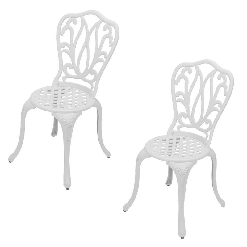 Lisa Patio Chair - Set of  2 - WHITE