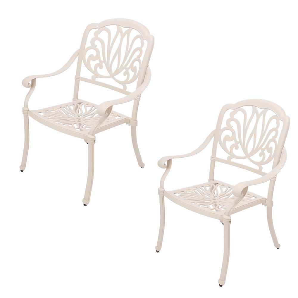 Protea Chair Aluminium Patio Chair / Garden Chair / Outdoor Chair - Set of 2  - SAND