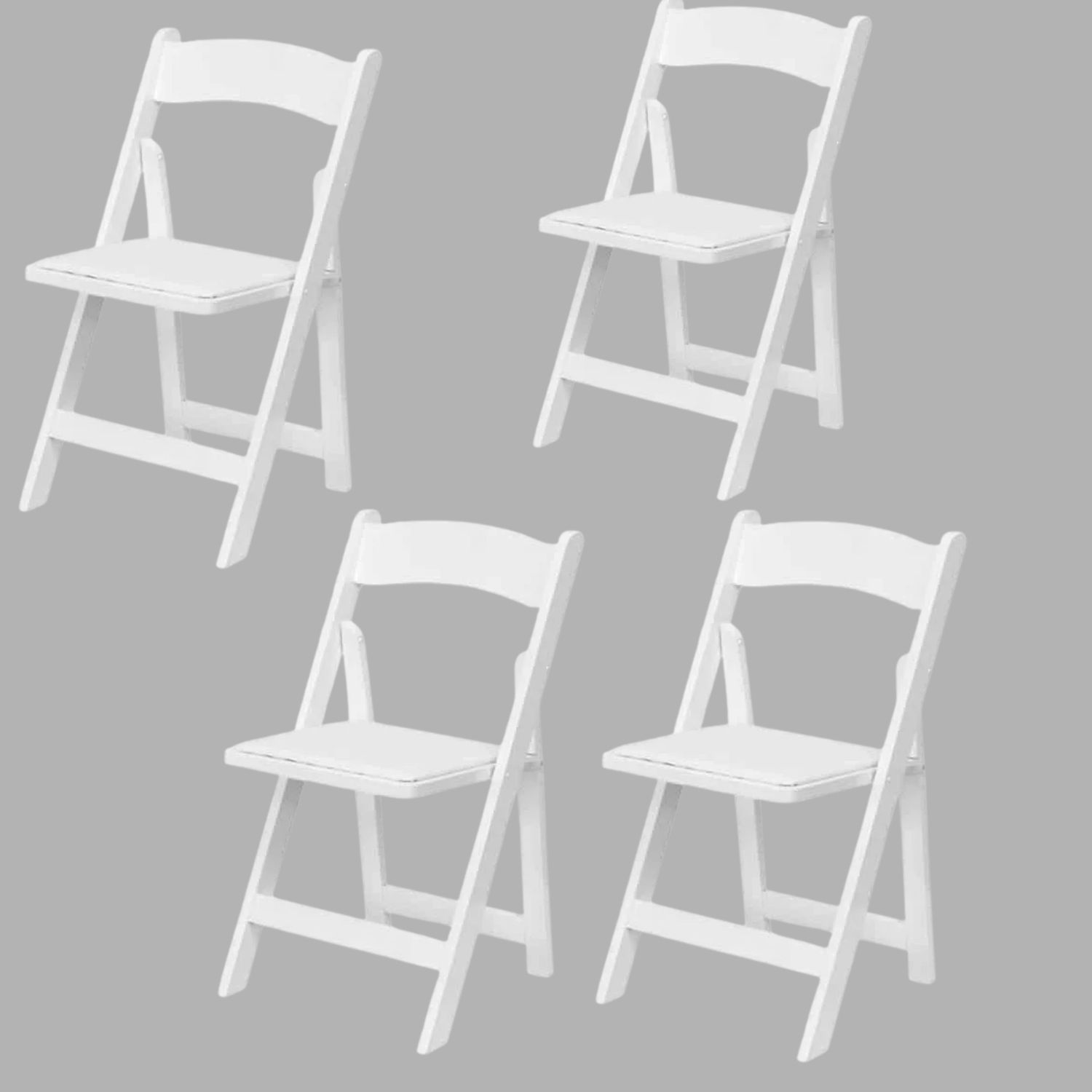 Wimbledon Chairs - White x 4