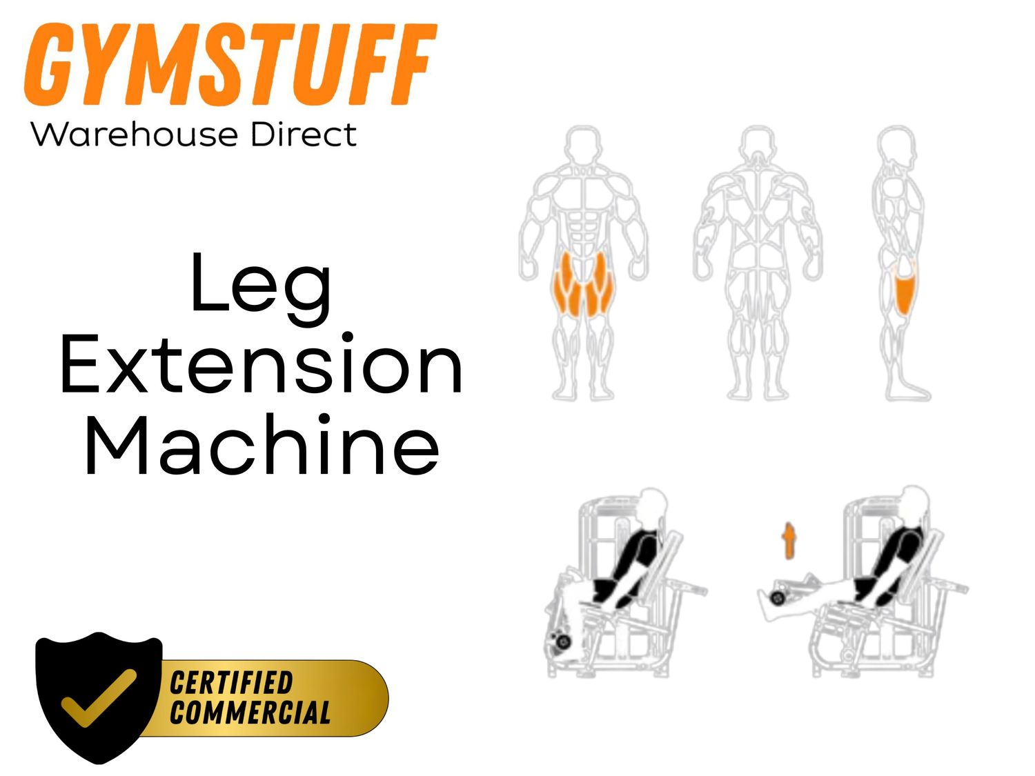GYMSTUFF - Leg Extension Machine