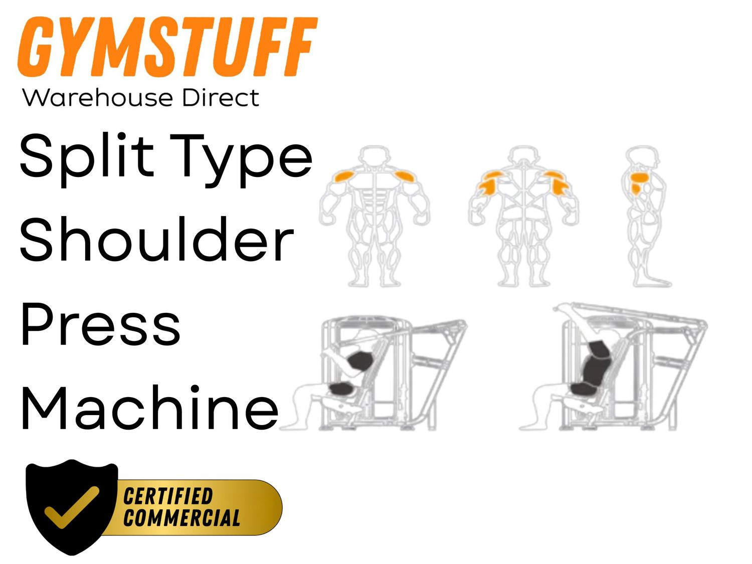 GYMSTUFF - Split Type Shoulder Press Machine