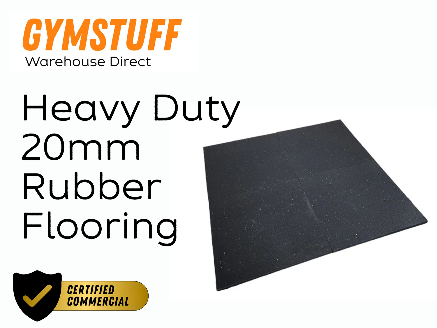 GYMSTUFF - Gym Flooring - 20mm HEAVY DUTY