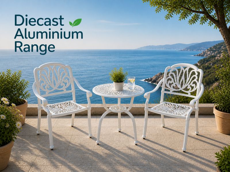Ageless &amp; Beautiful! Patio Furniture - Diecast Aluminium Range
