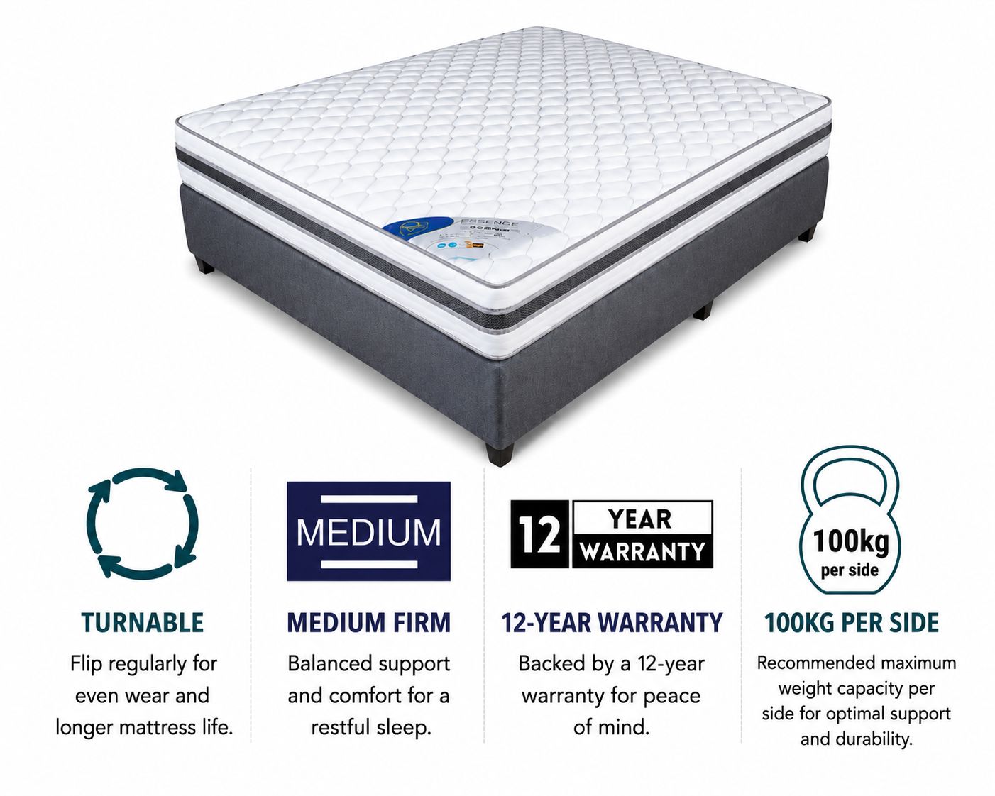 Elegance Base Set - Queen Size (152cm)
