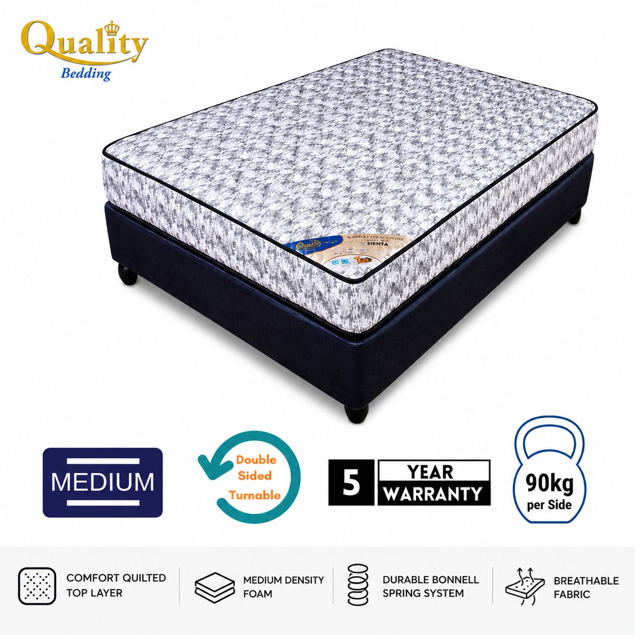 Siesta Base Set - Queen Size (152cm)