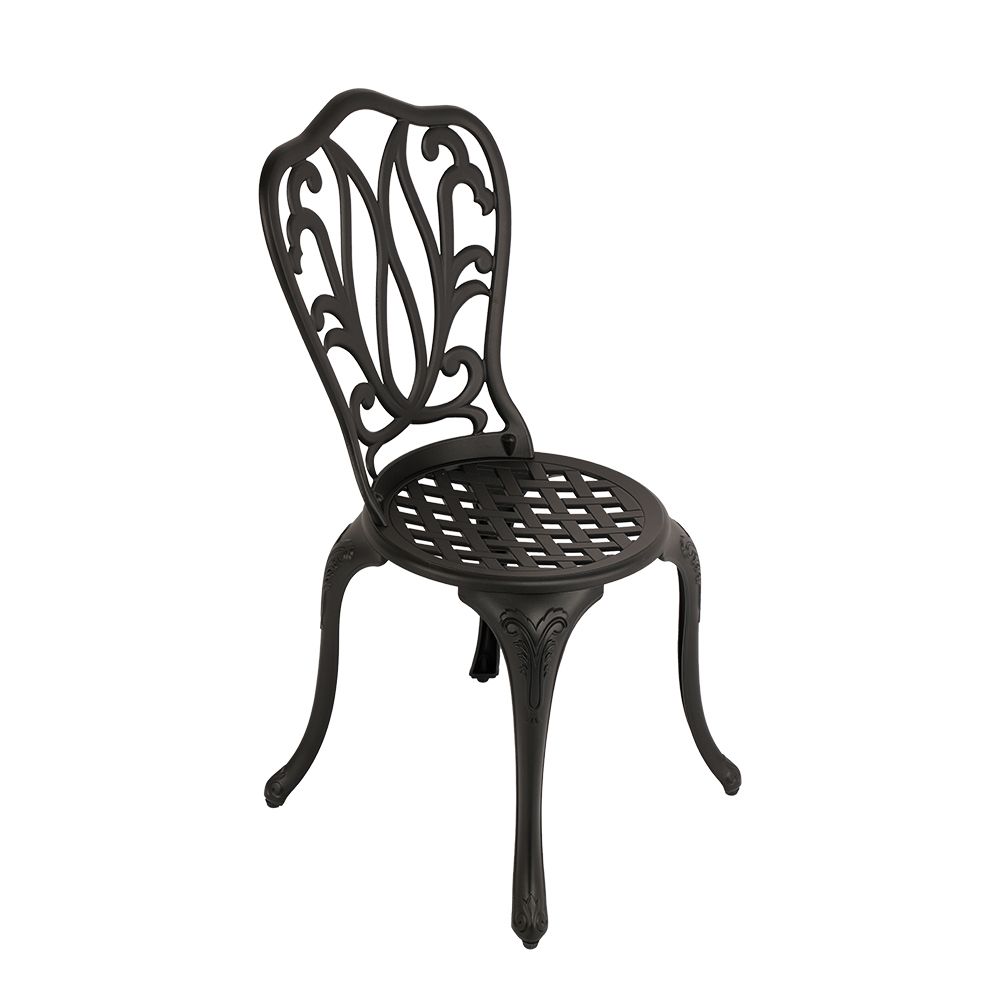 8 Seater Lisa Patio Set with 214cm x 110cm Oval Elizabeth Table  - BLACK