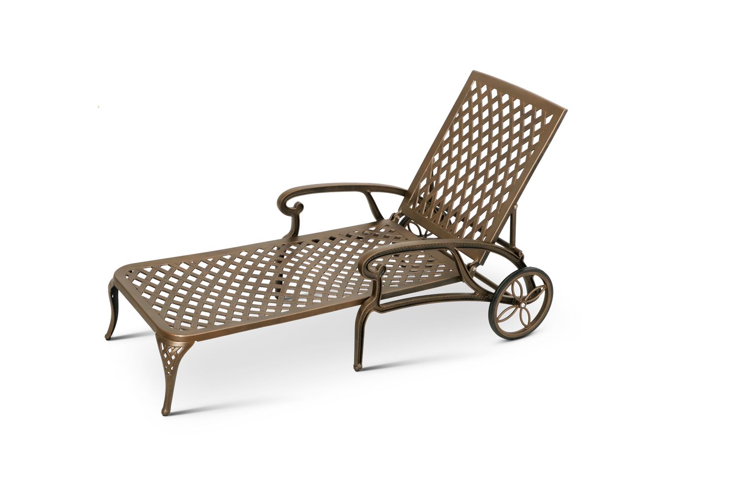 Lattice  Pool Lounger / Recliner  - COPPER