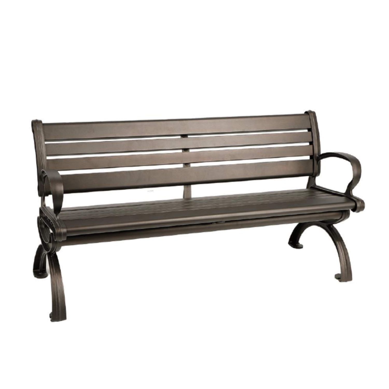 3 Seater London Park Bench - Copper