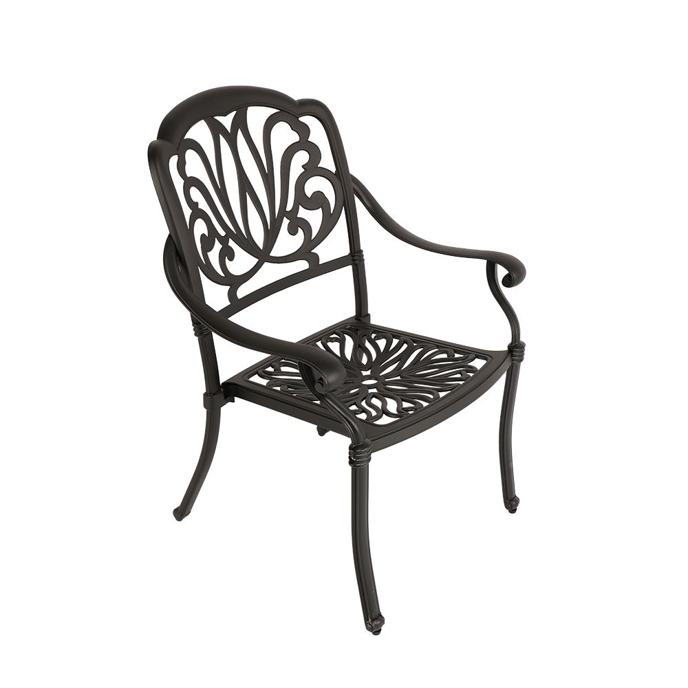 12 Seater Protea  Patio Set with 320cm x 110cm  Lattice Table - BLACK