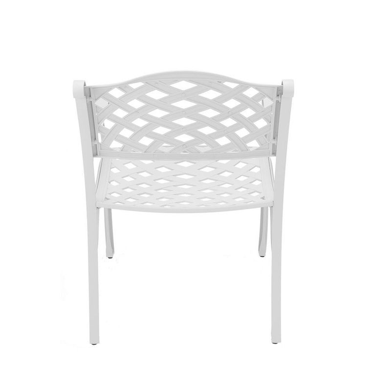 Lattice Patio Chair - WHITE