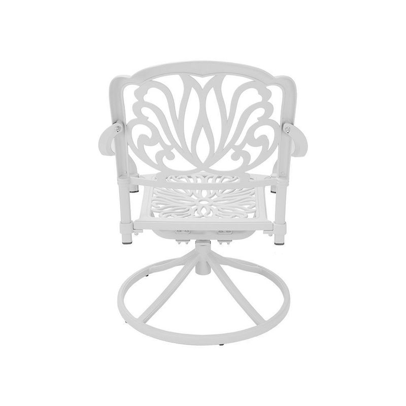 Protea Swivel  Patio Chair - WHITE