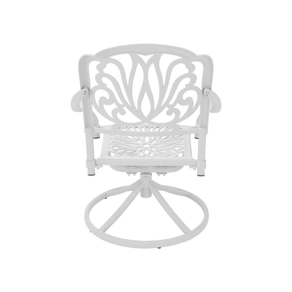 Protea Swivel  Patio Chair - WHITE