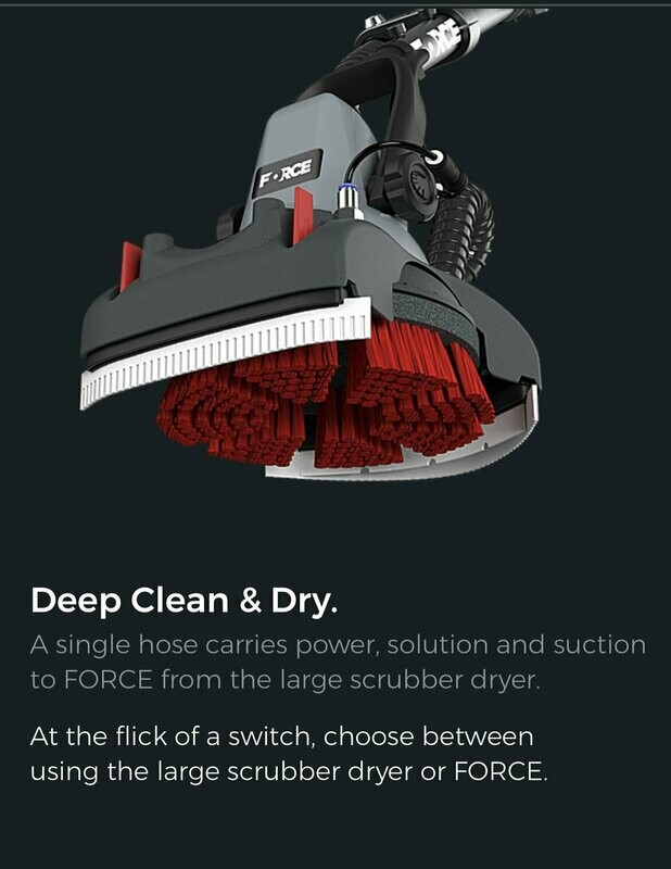 FORCEScrubber with Suction
