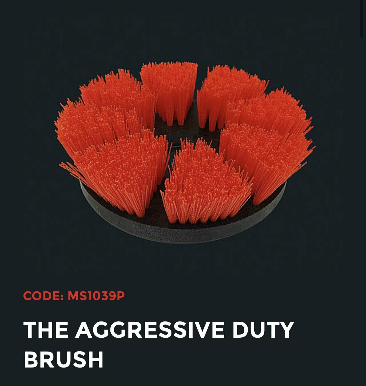 JET3 / M3 BRUSH  Orange Aggressive Duty