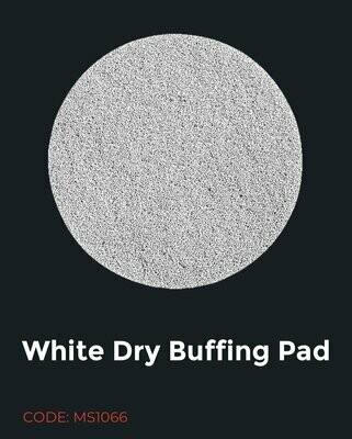 JET3 / M3 White Dry Buffing Pad