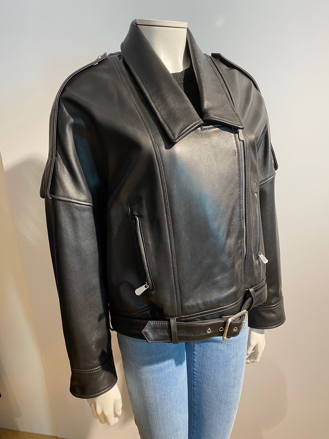 Lederjacke
