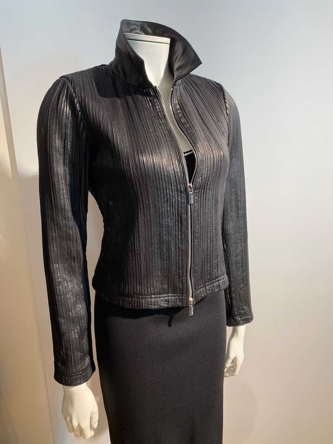 Lederjacke