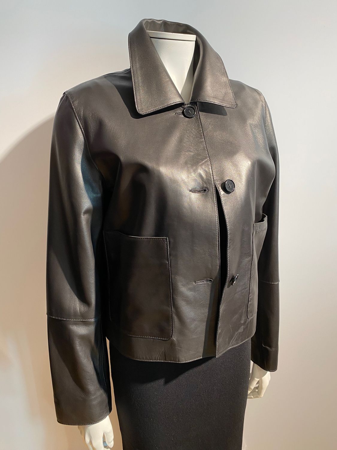 Lederjacke