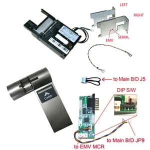 EMV UPGRADE KIT, MCR,  W/ BEZEL, G1900 