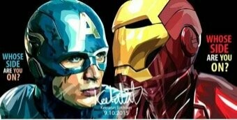 Iron man et Captain America 2 sets