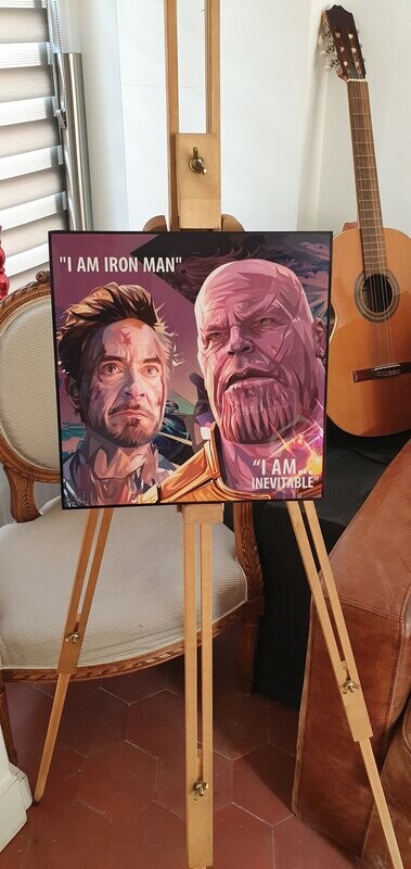 TONY STARK VS THANOS