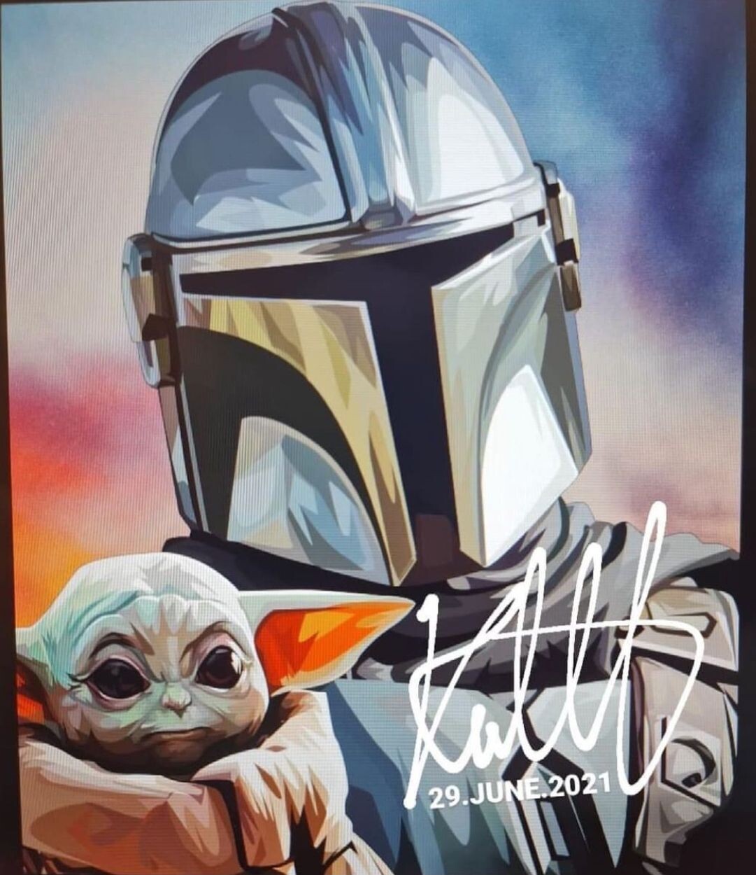 Mandalorian baby Yoda