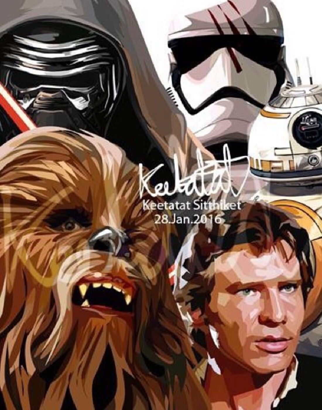Star wars groupe grande taille