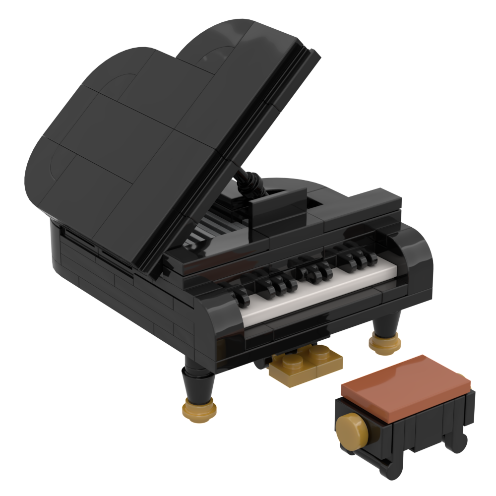 Little Piano, 130+ Klemmbausteinen