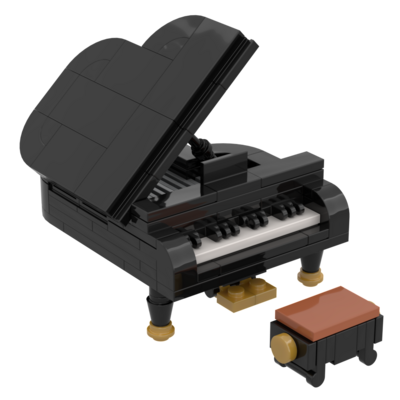 Little Piano, 130+ Klemmbausteinen
