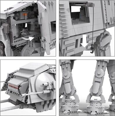 Mould King 21015 UCS AT-AT mit Motoren, 6900+ Klemmbausteine