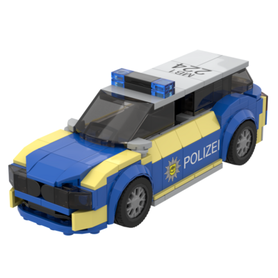 Polizei Streifenwagen B-5, 257+ Klemmbausteine