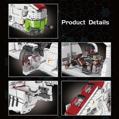 Mould King 21066 LAAT-I Klemmbausteine