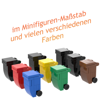 Mülltonnen, 9er Set
