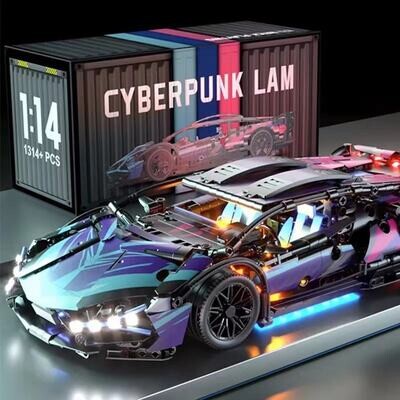 Cyberpunk LAM Sports Car, 1280+ Klemmbausteine