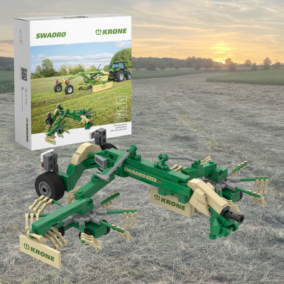 KRONE® Swadro TS 620 Twin Kreiselschwader 1:32 Modell, 288 Bausteine