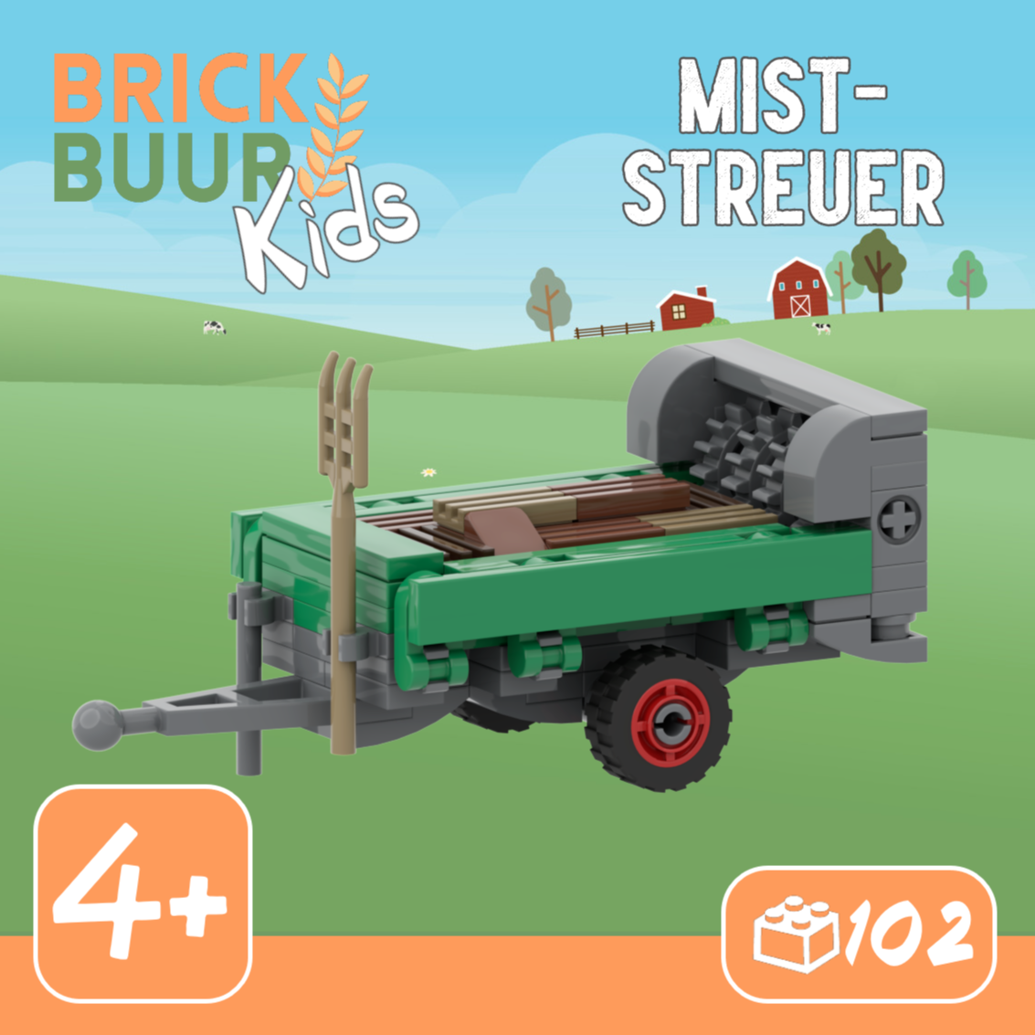 brickbuur Kids Miststreuer